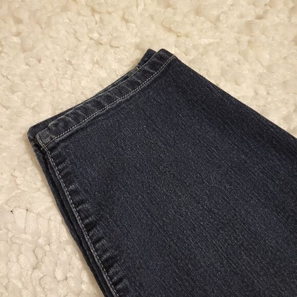 Torrid plus size elastic at  waist, dark wash jeans - Picture 4 of 11